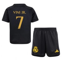 Real Madrid Vinicius Junior #7 Tredjeställ Barn 2023-24 Korta ärmar (+ Korta byxor)